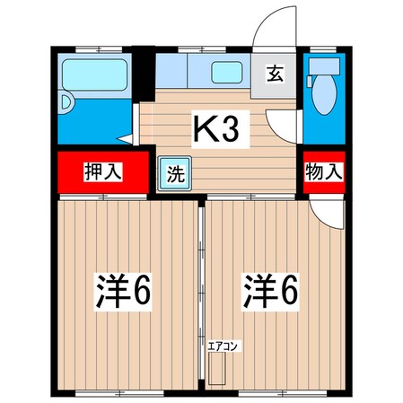 ヤママス東の物件間取画像